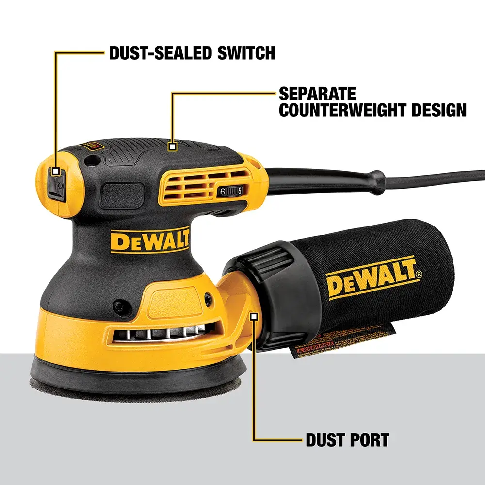 DEWALT® 126 mm Random Orbit Sander
