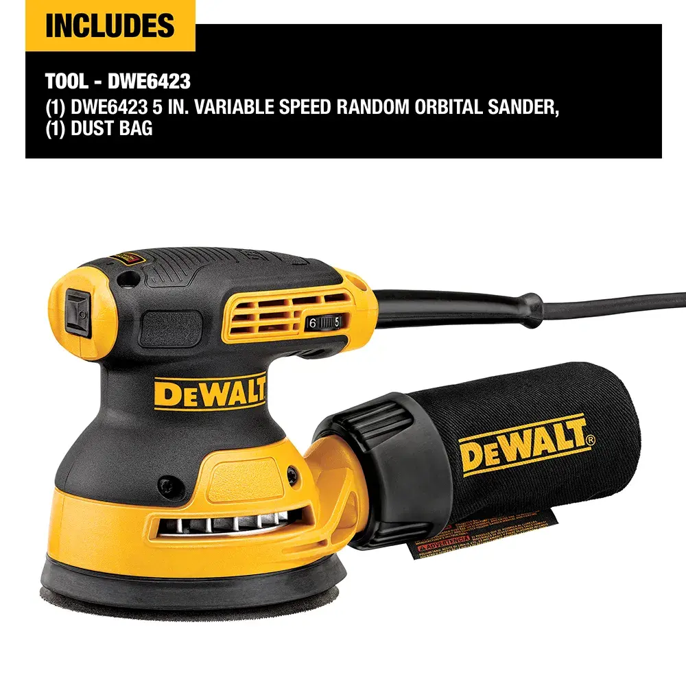 DEWALT® 126 mm Random Orbit Sander