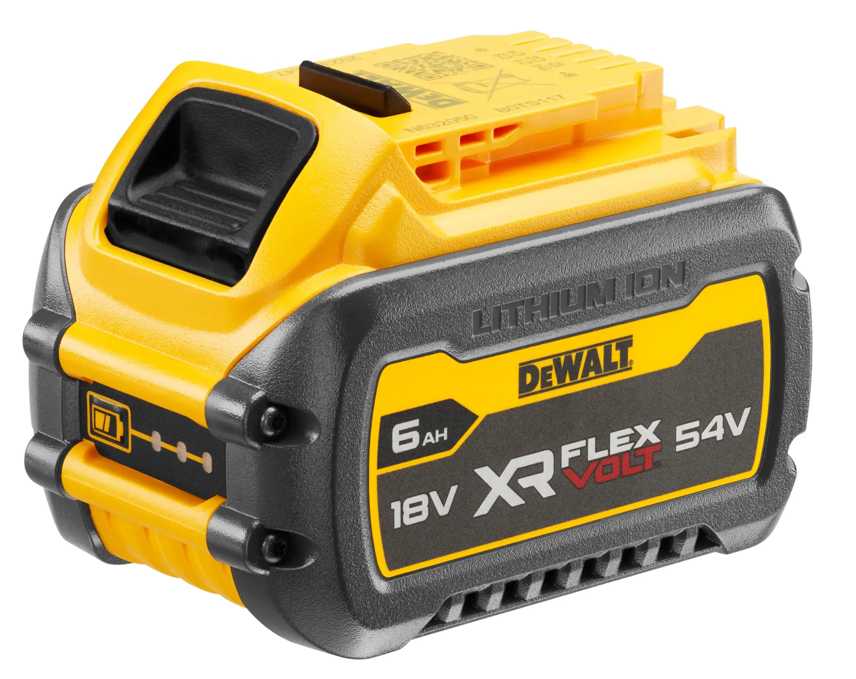 XR FLEXVOLT 6ah battery ¾  view