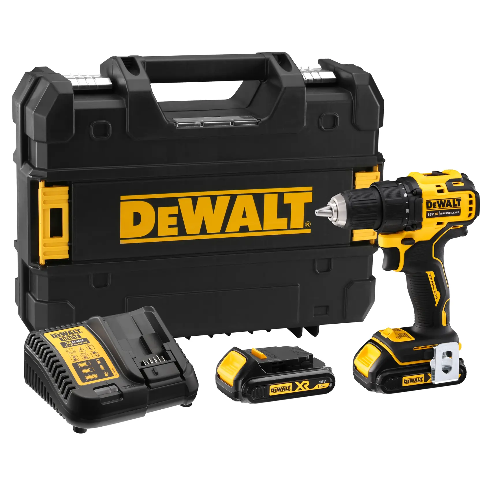 DEWALT logo in black text on a white background.