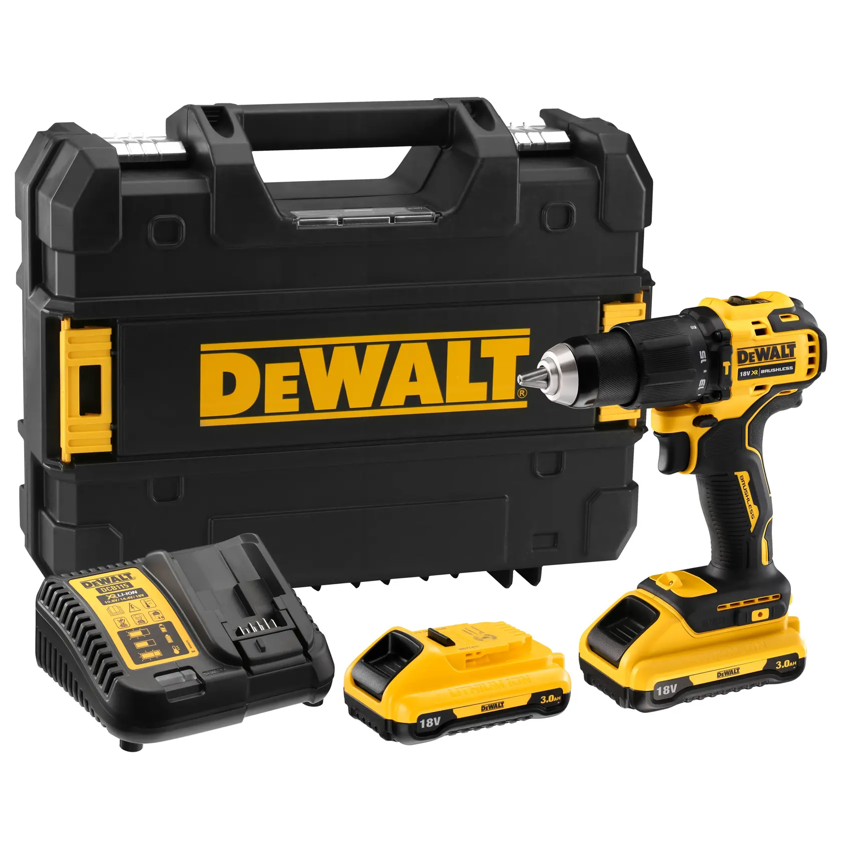 DEWALT logo in black text on a white background.