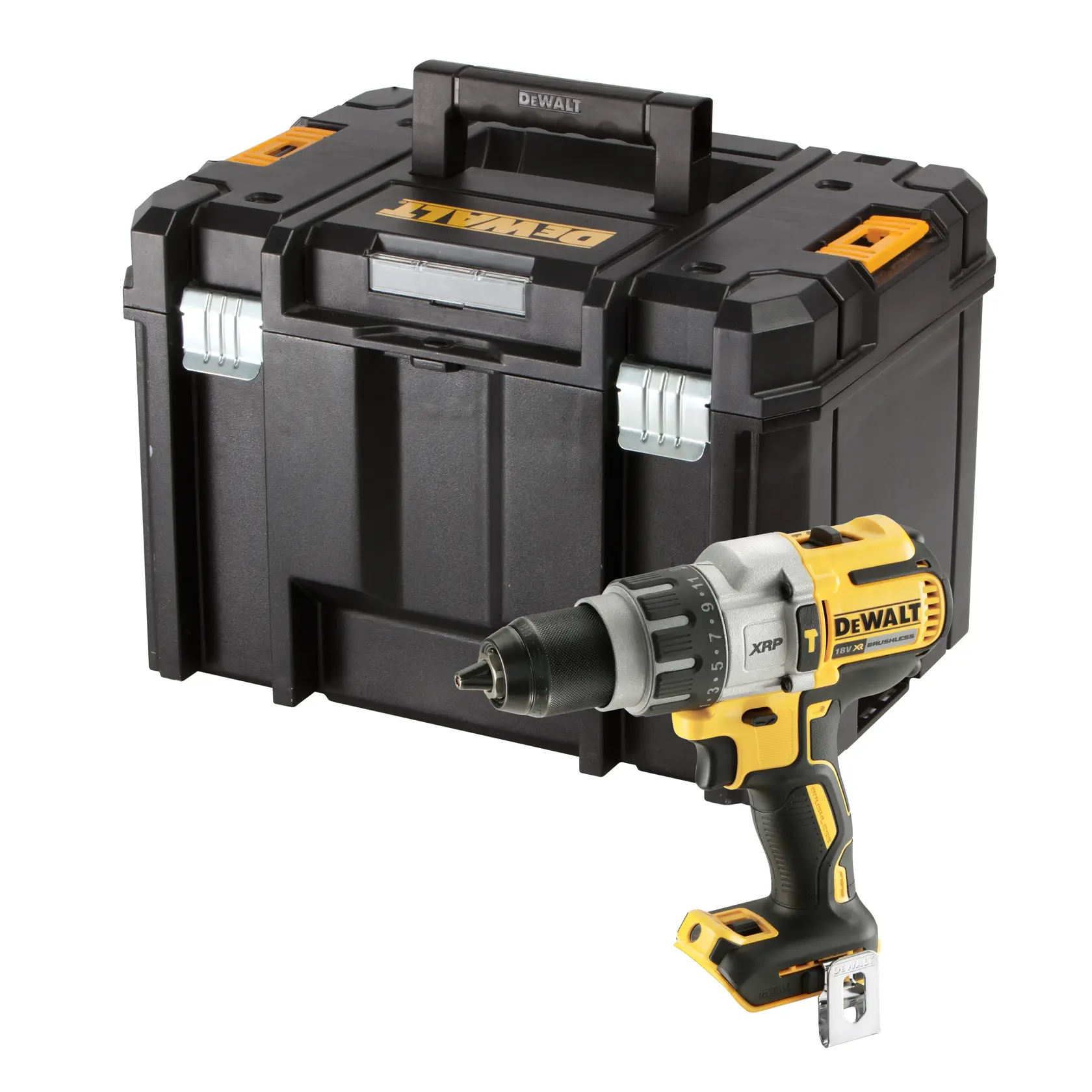 DEWALT logo in black text on a white background.