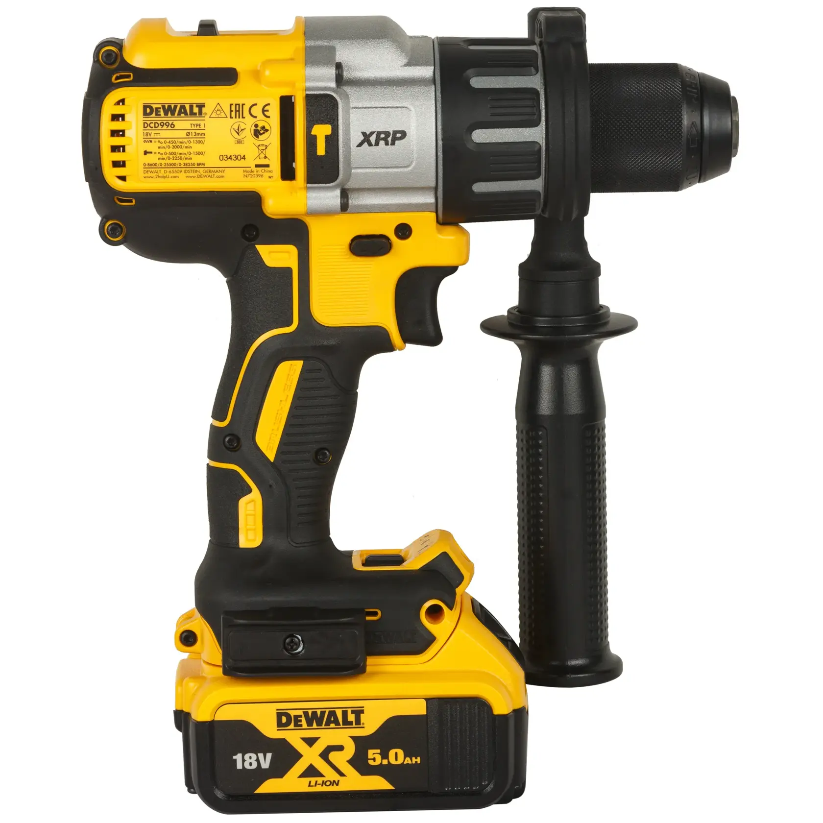 DEWALT® 18V XR® Brushless Premium Hammer Drill Driver - 1 X 5Ah Battery