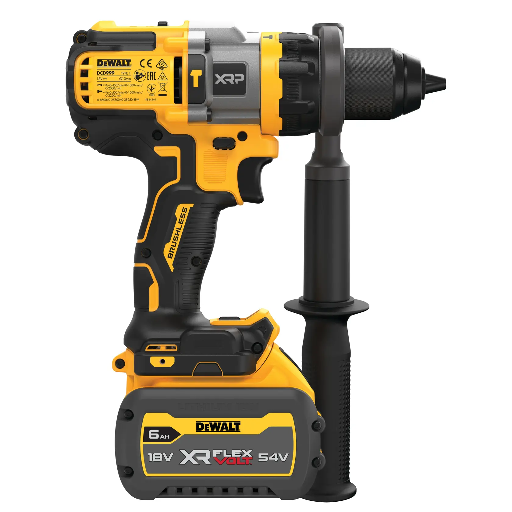 DEWALT® 18V XR® XRP Hammer Drill Driver With FLEXVOLT ADVANTAGE - 1 X 6Ah