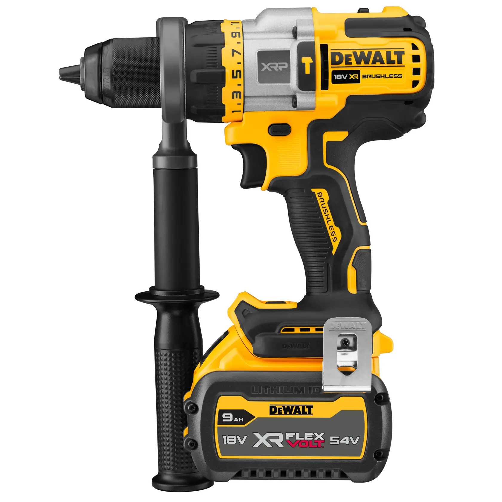 DEWALT® 18V XR® XRP Hammer Drill Driver With FLEXVOLT ADVANTAGE - 1 X 9Ah