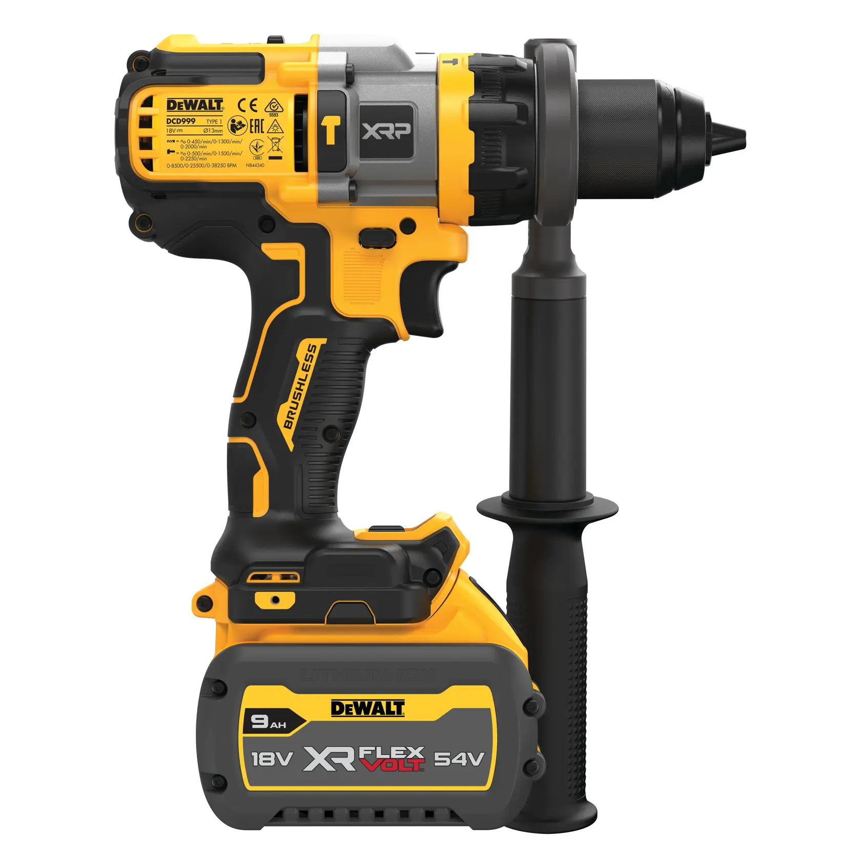 DEWALT® 18V XR® XRP Hammer Drill Driver With FLEXVOLT ADVANTAGE - 1 X 9Ah