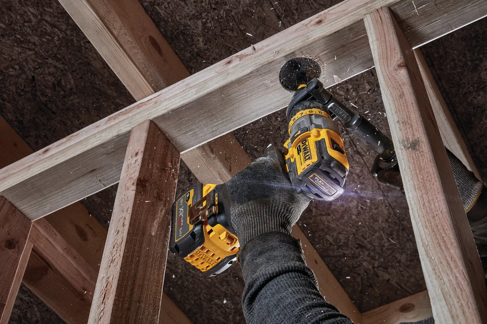DEWALT® 18V XR® XRP Hammer Drill Driver With FLEXVOLT ADVANTAGE - 1 X 9Ah