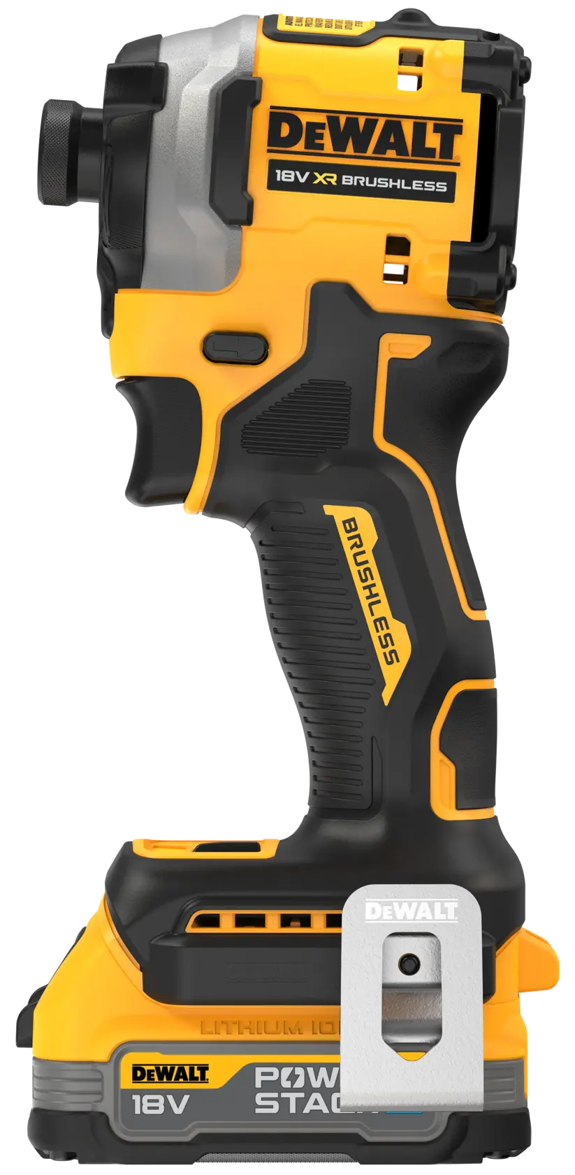 DEWALT® 18V XR® Brushless 1/4" Compact Impact Driver - x POWERSTACK™ 1.7Ah
