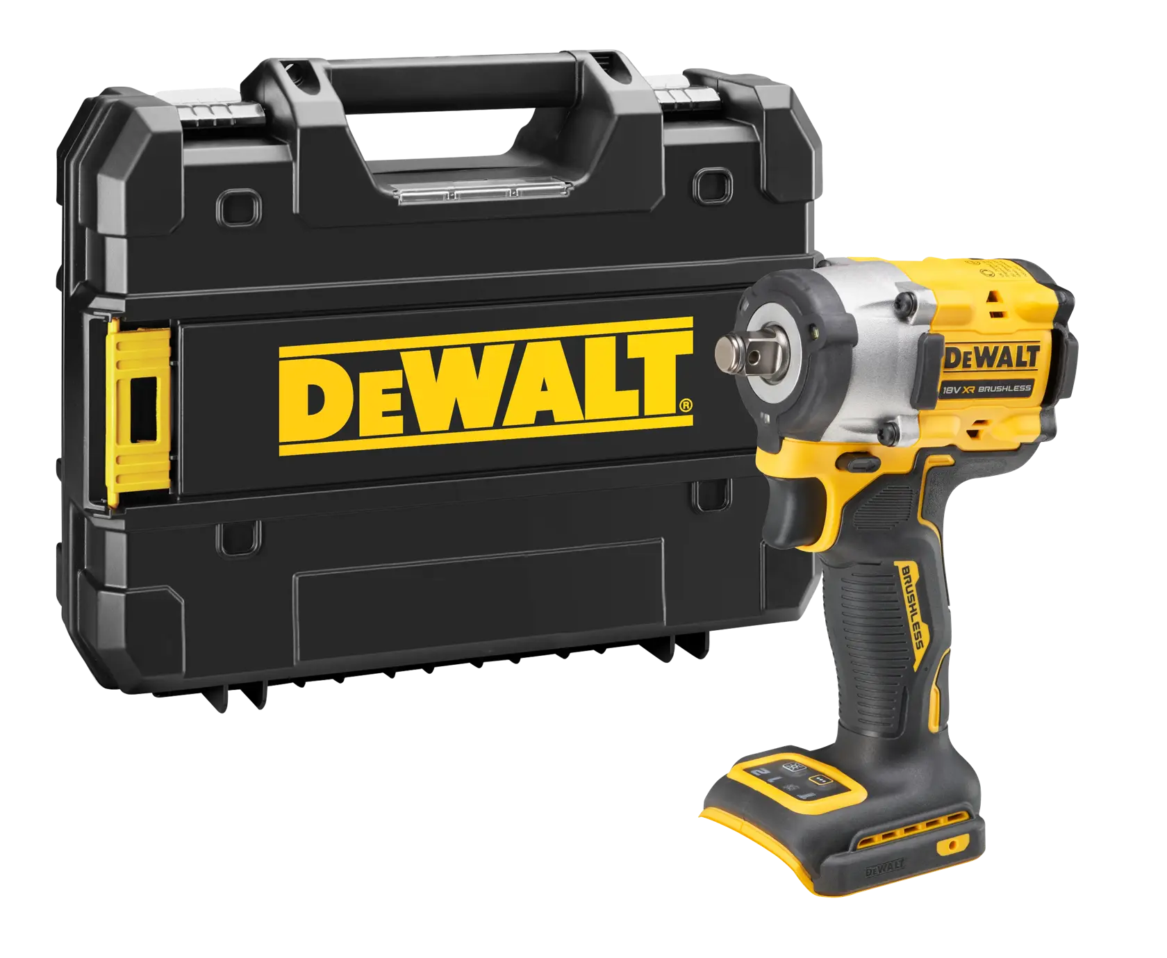 DEWALT logo in black text on a white background.