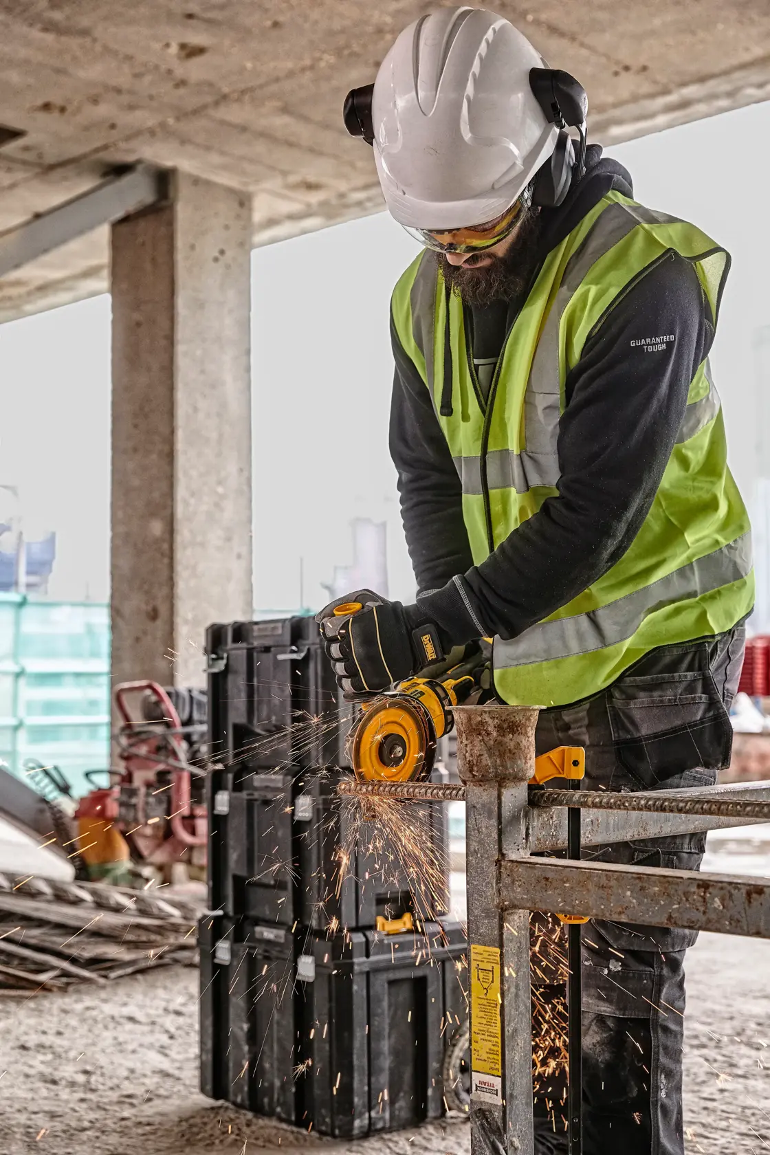 DEWALT® 54V XR® FLEXVOLT® 125mm Side Handle Angle Grinder (Tool Only)