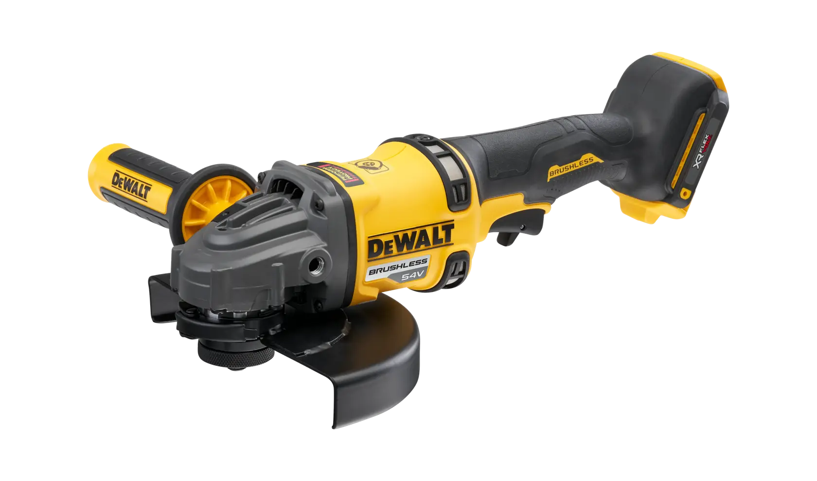 DEWALT® 54V XR® FLEXVOLT® 180mm Side Handle Angle Grinder (Tool Only)