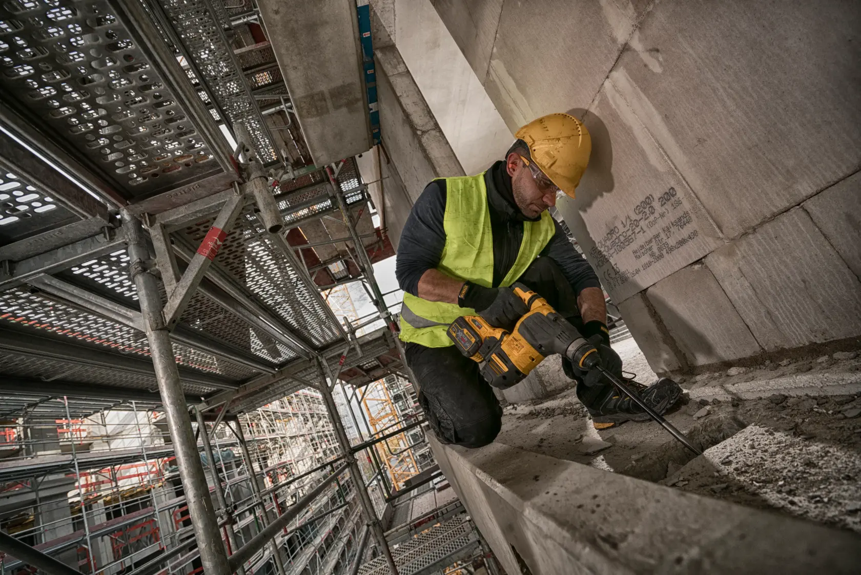 DEWALT® 54V XR® FLEXVOLT® 30mm SDS Plus Hammer Drill - 2 X 9Ah
