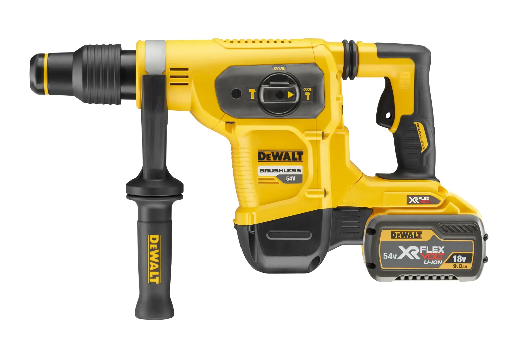 DEWALT® 54V XR® FLEXVOLT® SDS Max 40mm Hammer Drill - 2 X 9Ah