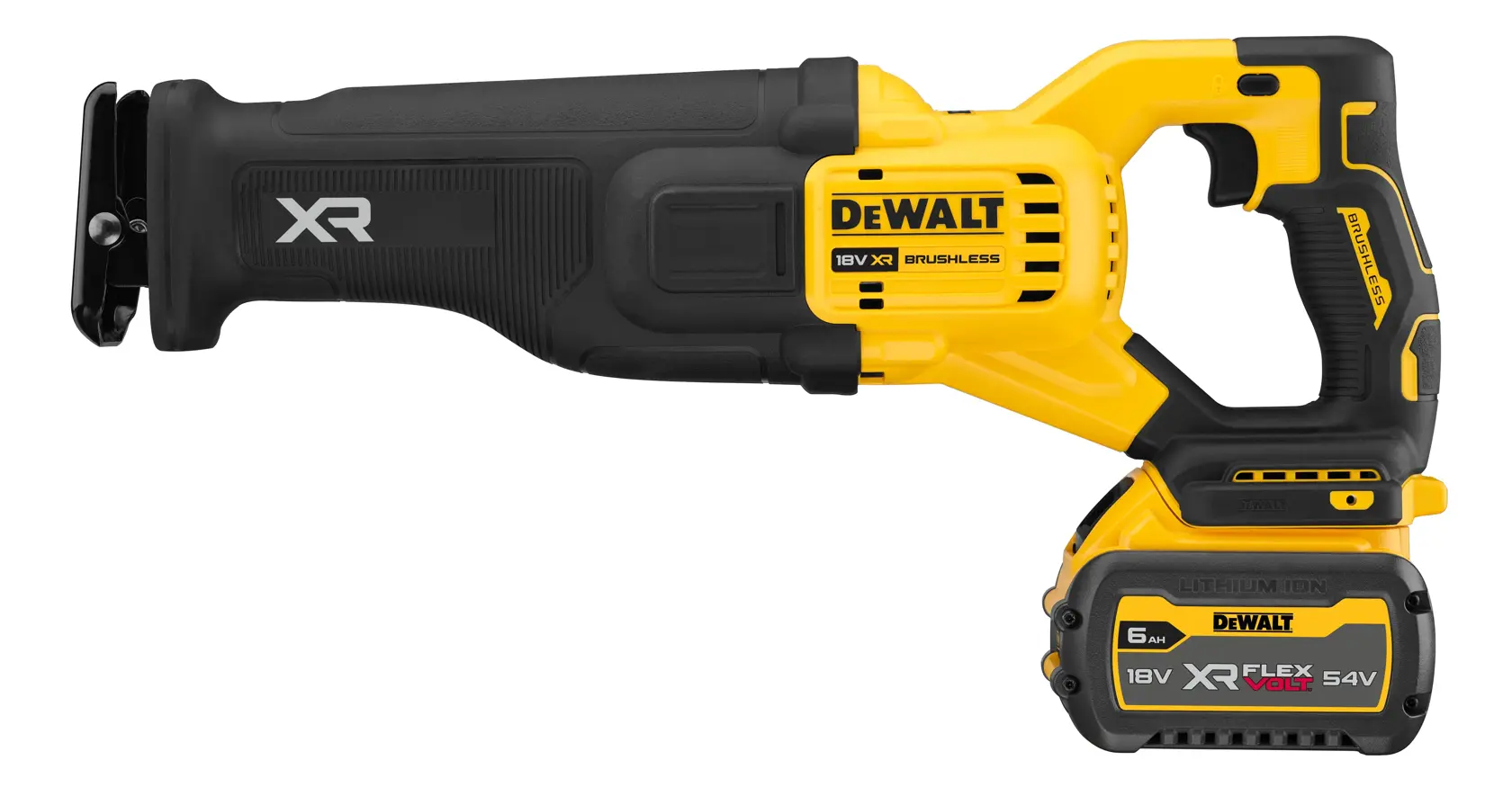 DEWALT® 18V XR® Brushless Reciprocating Saw - 1 x 6Ah