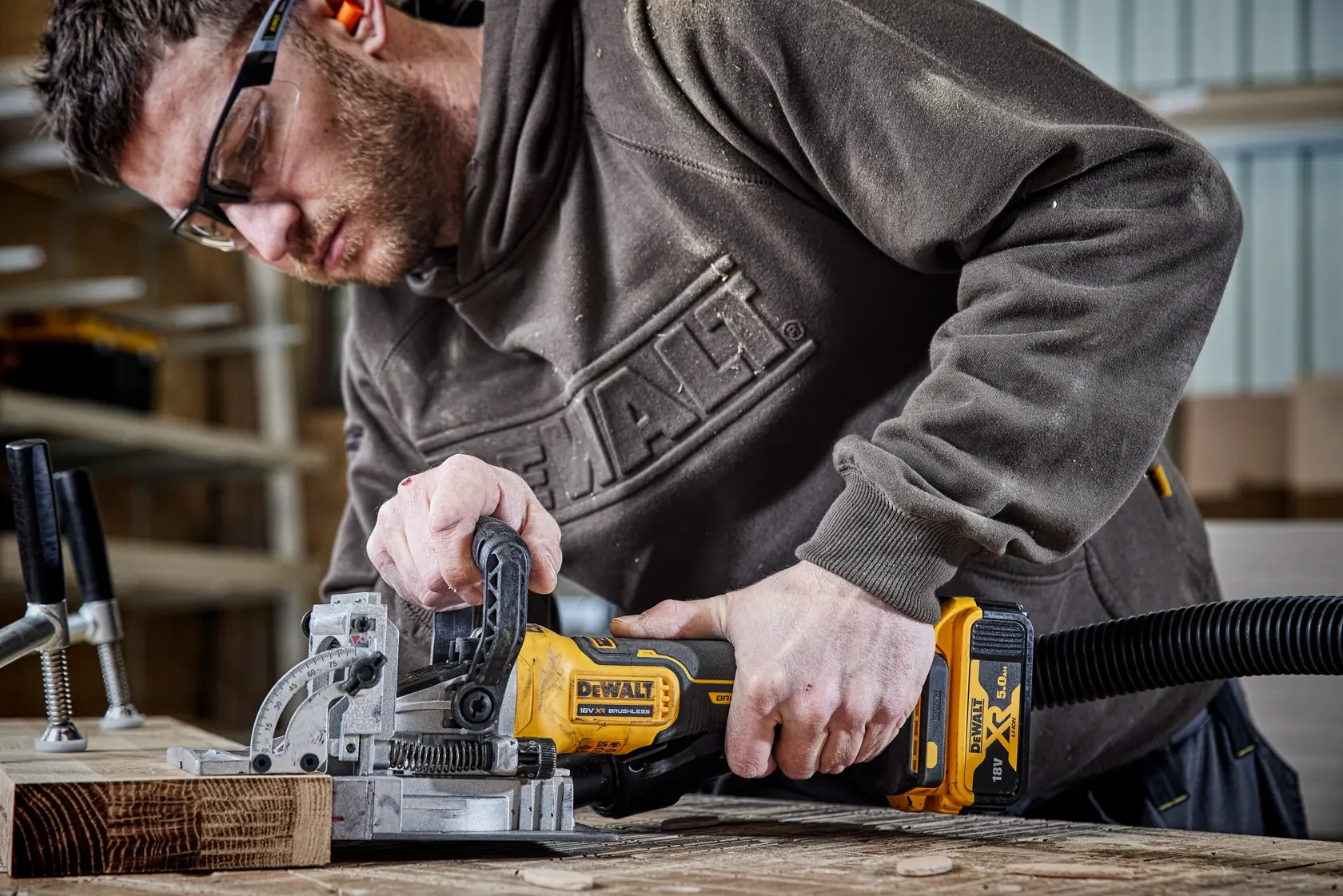 DEWALT® 18V XR® Brushless Biscuit Joiner (Tool Only)