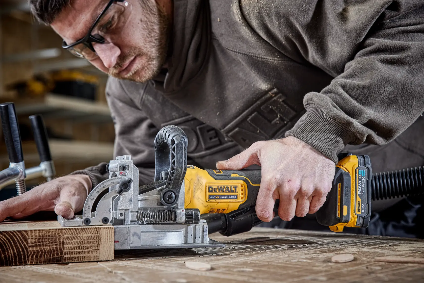 DEWALT® 18V XR® Brushless Biscuit Joiner (Tool Only)