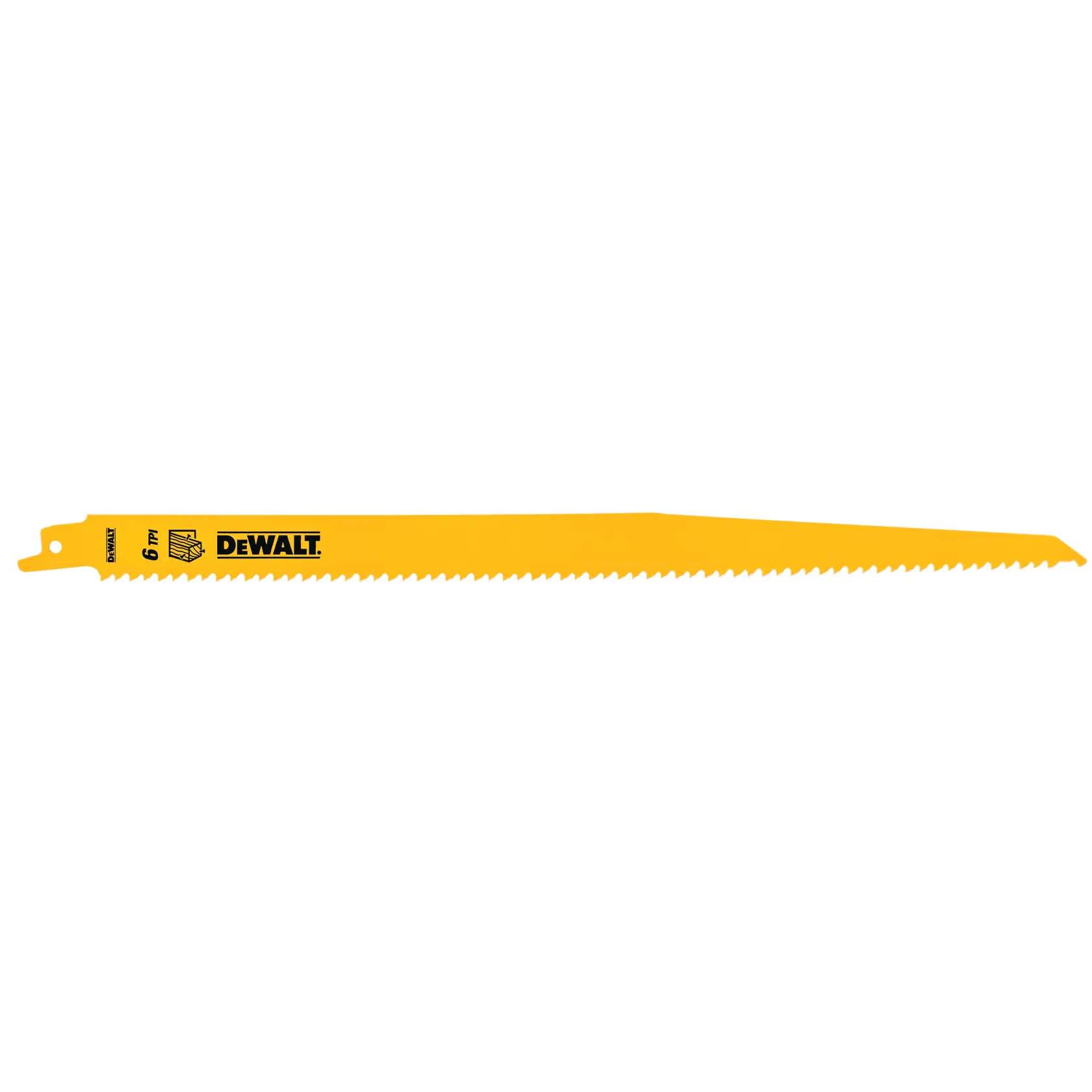 DEWALT® 305mm 6 TPI (Wood) Bi-Metal Reciprocating Blade (5 Pk)
