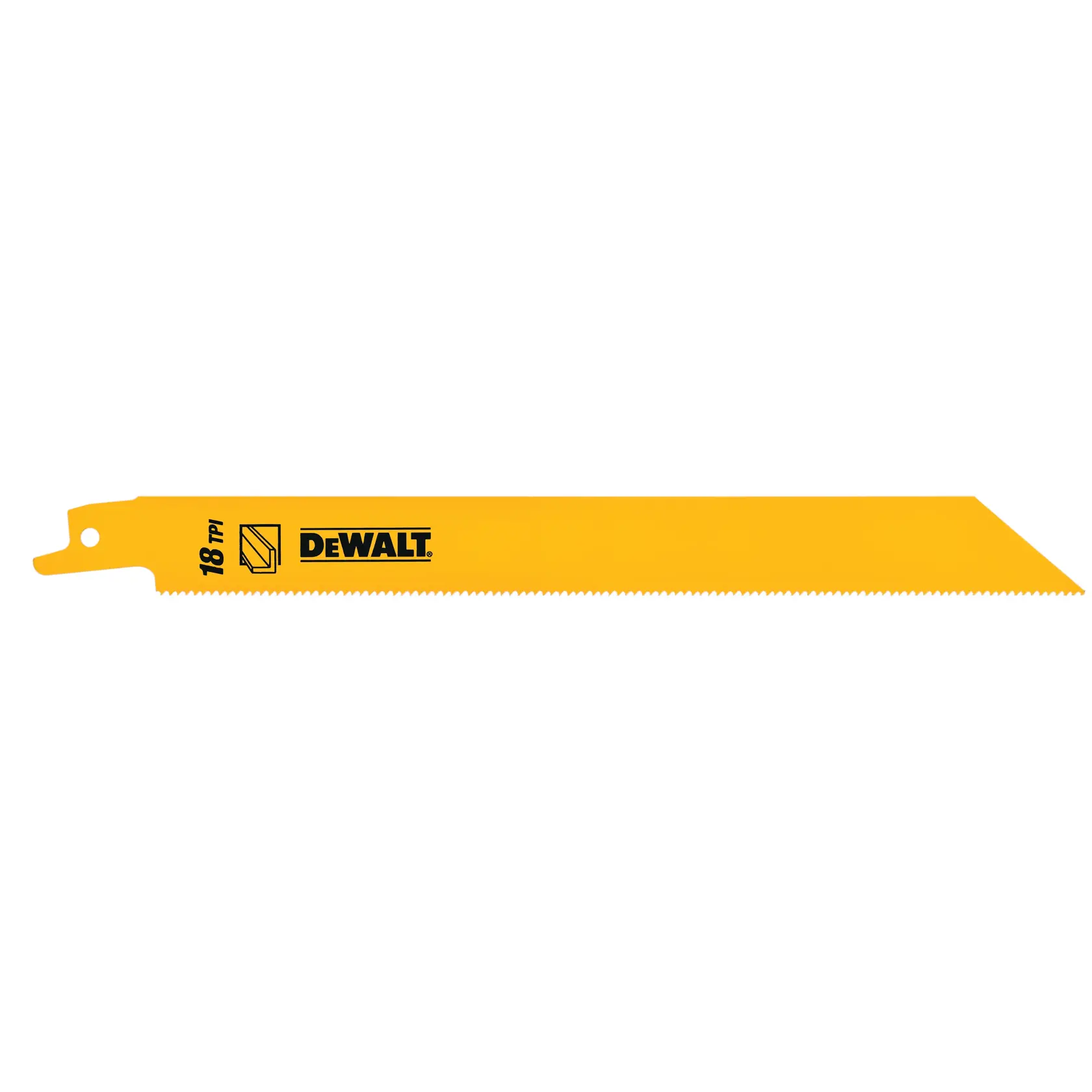 DEWALT® 203mm 18 TPI (Metal) Bi-Metal Reciprocating Blade (5 Pk)