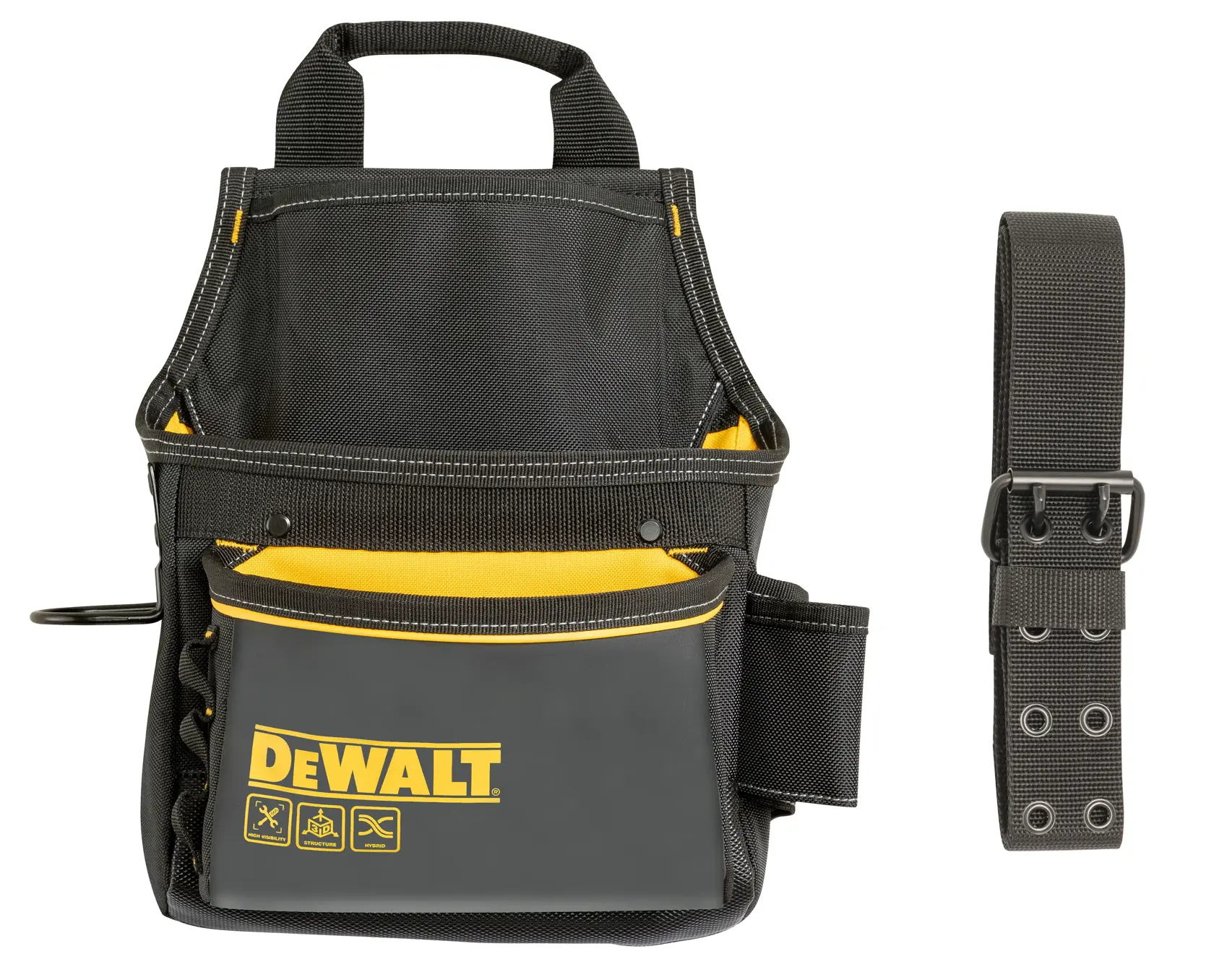 Dewalt Pro Tool Pouch with belt shown separately